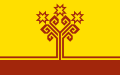 Мировое древо и чувашский орнамент — герб и флаг Чувашии