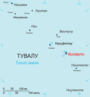 Карта Тувалу