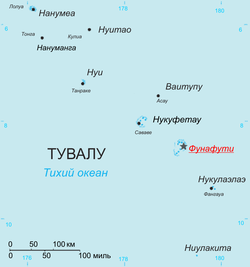Карта Тувалу