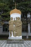 Памятник братьям Дубининым в Моздоке