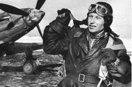 Александр Покрышкин — герой ВОВ, второй по результативности лётчик-истребитель в авиации союзников (59 сбитых самолетов), трижды Герой Советского Союза