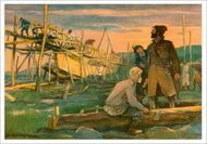 Иван Ребров — первым из русских спустился по Лене до устья; первооткрыватель моря Лаптевых, Восточно-Сибирского-моря, рек Оленёк и Индигирка