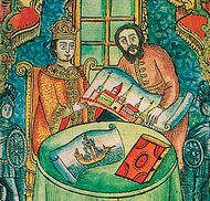 Никита Зотов — дипломат, учитель Петра I, заключил Бахчисарайский мир с Турцией (1681, вместе с Василием Тяпкиным), думный дьяк (1683–1692), впоследствии глава Ближней походной канцелярии Петра I (1699–1719, первое ведомство государственного контроля России)