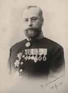 Виктор Машков — поручик, дипломат, исследователь Африки, этнограф, первый русский посланник в Эфиопию (1889, 1891), установил российско-эфиопские отношения (благодаря которым негус Менелик II позднее смог победить в войне с Италией 1894–1896 гг. и отстоять независимость Эфиопии)