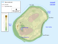 Физическая карта Науру