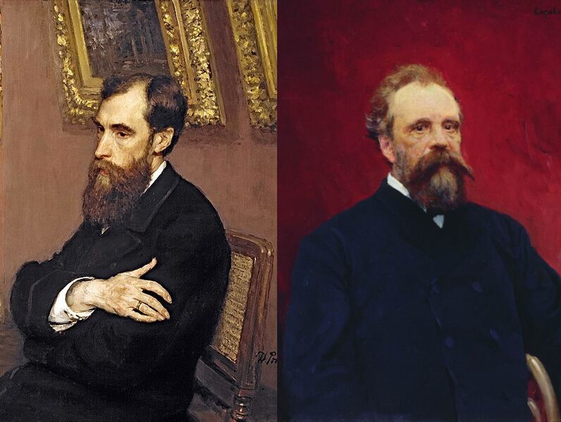 Файл:Павел Третьяков и Сергей Третьяков.jpg