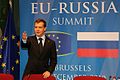 Дмитрий Медведев на саммите Россия-ЕС в Брюсселе, 7 декабря 2010 год