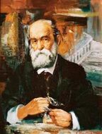 Пётр Лесгафт — врач-анатом, антрополог, теоретик образования, создатель научной системы физического воспитания в России, основал в Петербурге Временные курсы для подготовки руководительниц физического воспитания и игр (1896, ныне университет физической культуры имени Лесгафта)